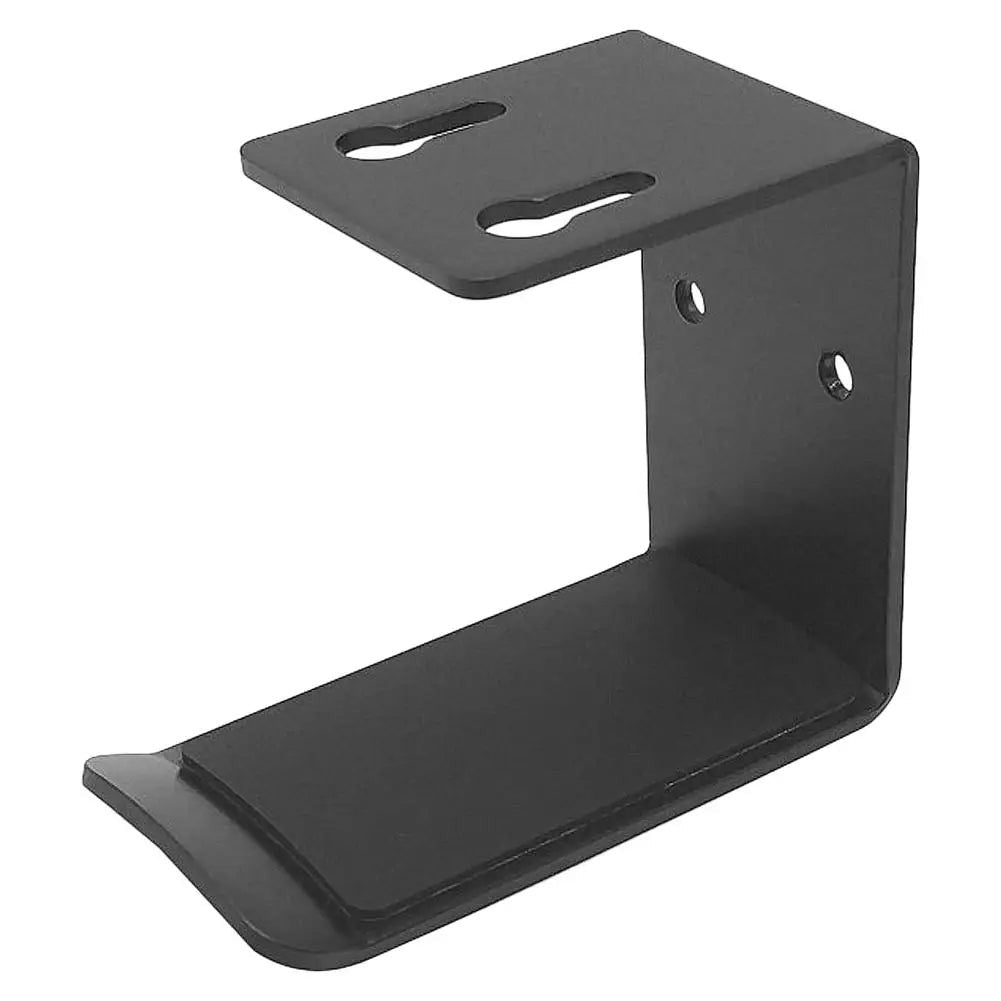 Doctor Desk black aluminium headphone hanger wall mount and desk hook for universal over-ear headsets
